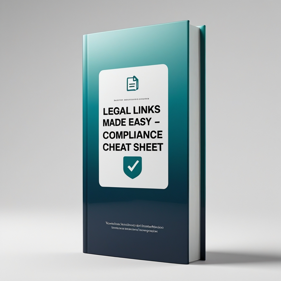 Legal Links Compliance Cheat Sheet Mockup