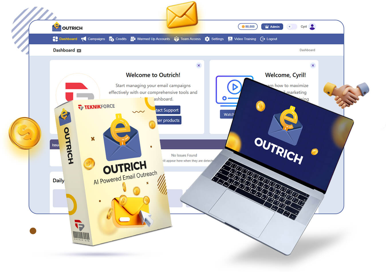 Outrich Sales Page Screenshot
